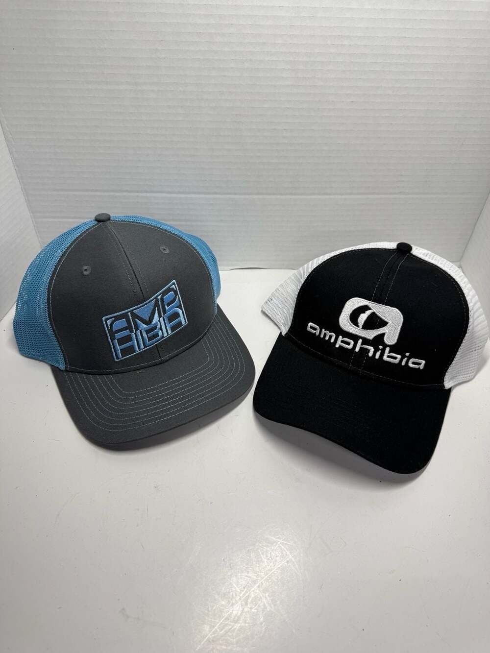Lot of 2 Amphibia Branded Trucker Hats